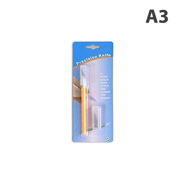 Planet Gates A6 30° Art Utility Knife With Paper Cutter Pen Knives Handicraft Tool Stationery