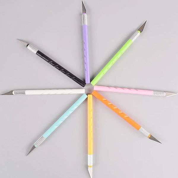 Planet Gates A6 30° Art Utility Knife With Paper Cutter Pen Knives Handicraft Tool Stationery