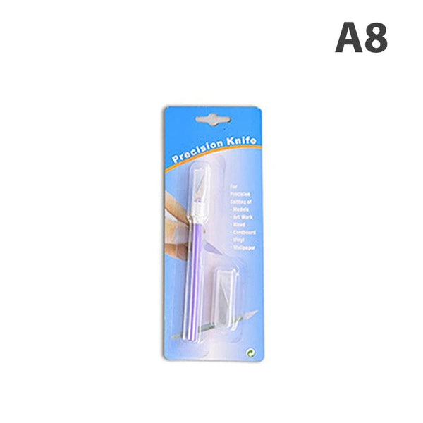 Planet Gates A6 30° Art Utility Knife With Paper Cutter Pen Knives Handicraft Tool Stationery