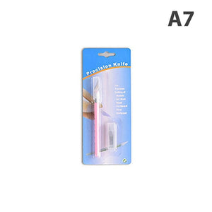 Planet Gates A6 30° Art Utility Knife With Paper Cutter Pen Knives Handicraft Tool Stationery