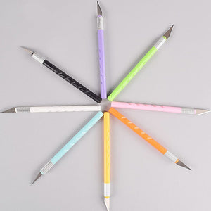 Planet Gates A6 30° Art Utility Knife With Paper Cutter Pen Knives Handicraft Tool Stationery