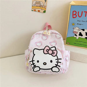 Planet Gates A6  big 1pcs Sanrio Kids Schoolbag Backpack Hello Kitty Kuromi Cinnamoroll Printed Oxford Cloth Kindergarten Girl Backpack School Supplies