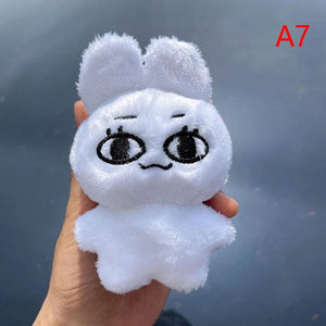 Planet Gates A7 1pc Kpop Cartoon Cheetah Lee Doyoung Mark Same Plush Keyrings Q Styles Mini Gomdo Lee Taeyong Keychains Key Rings Bag Pendants