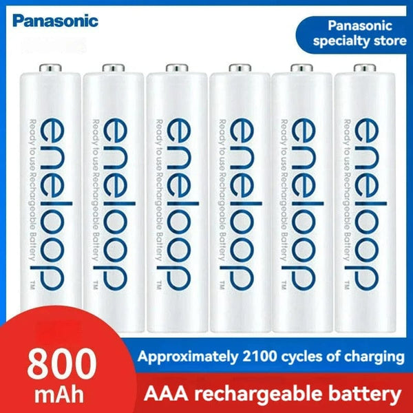 Planet Gates AA 12PCS Panasonic Eneloop original AA AAA rechargeable battery 1.2v 1900mAh 800mAh pre-charged nimh suitable for flashlight camera toys