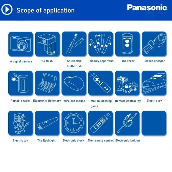 Planet Gates AA 12PCS Panasonic Eneloop original AA AAA rechargeable battery 1.2v 1900mAh 800mAh pre-charged nimh suitable for flashlight camera toys