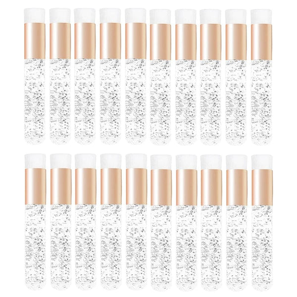 Planet Gates AA262-06-20 20 Pcs Crystal Eyelash Cleaning Brush Lashes Shampoo Brush Eyelash Extension Peel Off Blackhead Remover Makeup Tools Supplies