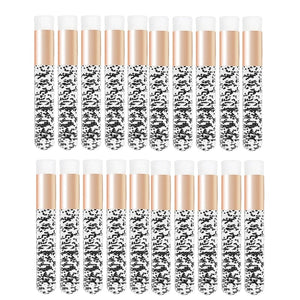 Planet Gates AA262-07-20 20 Pcs Crystal Eyelash Cleaning Brush Lashes Shampoo Brush Eyelash Extension Peel Off Blackhead Remover Makeup Tools Supplies