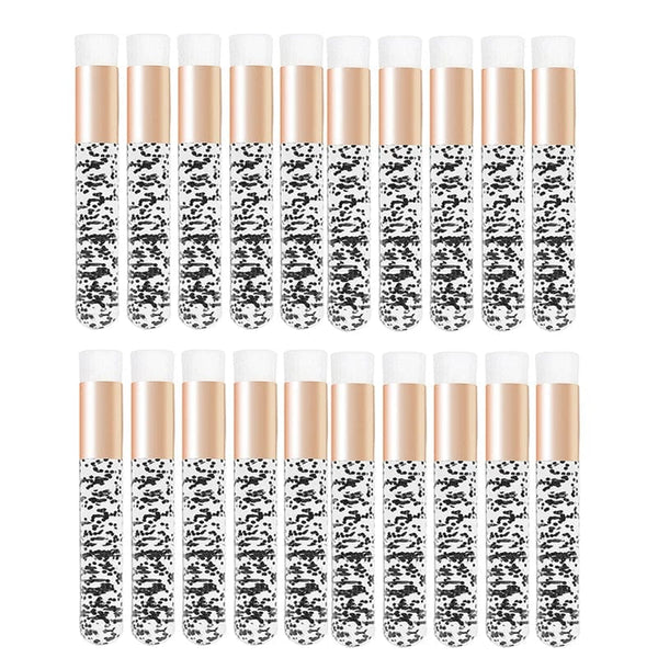 Planet Gates AA262-07-20 20 Pcs Crystal Eyelash Cleaning Brush Lashes Shampoo Brush Eyelash Extension Peel Off Blackhead Remover Makeup Tools Supplies