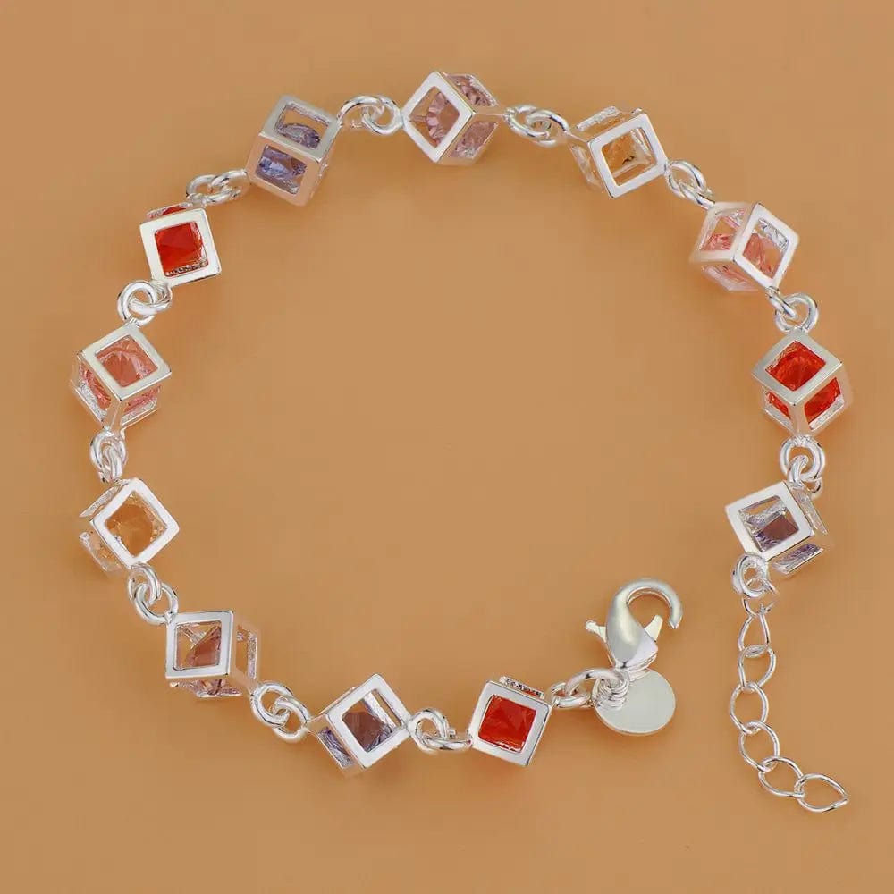 Planet Gates AB095 New 925 Sterling Silver Bracelet Bead High Quality Romance Chain For Women Fashion Engagement Party Wedding Jewelry Gift