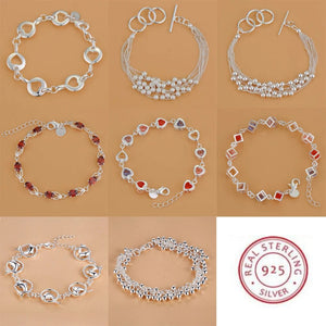 Planet Gates AB095 New 925 Sterling Silver Bracelet Bead High Quality Romance Chain For Women Fashion Engagement Party Wedding Jewelry Gift