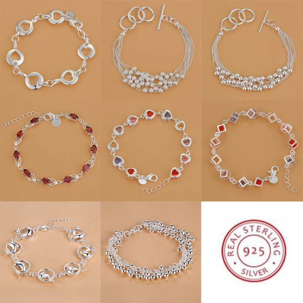 Planet Gates AB095 New 925 Sterling Silver Bracelet Bead High Quality Romance Chain For Women Fashion Engagement Party Wedding Jewelry Gift