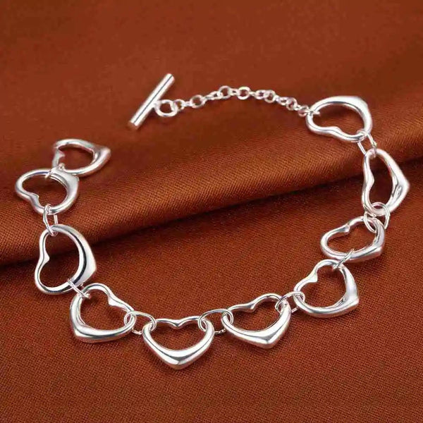 Planet Gates AB095 New 925 Sterling Silver Bracelet Bead High Quality Romance Chain For Women Fashion Engagement Party Wedding Jewelry Gift