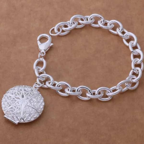 Planet Gates AB095 New 925 Sterling Silver Bracelet Bead High Quality Romance Chain For Women Fashion Engagement Party Wedding Jewelry Gift