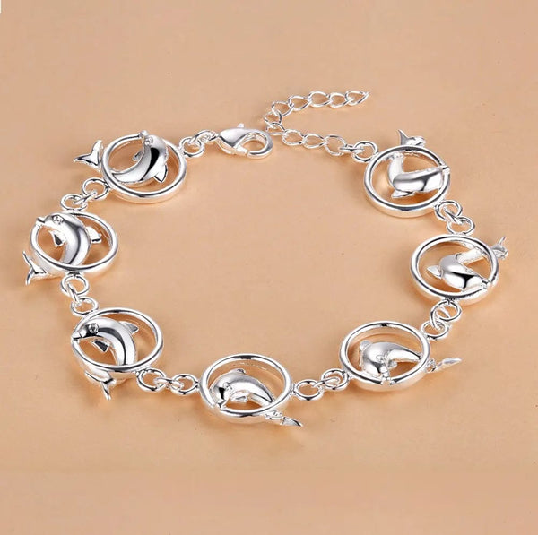 Planet Gates AB095 New 925 Sterling Silver Bracelet Bead High Quality Romance Chain For Women Fashion Engagement Party Wedding Jewelry Gift