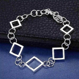 Planet Gates AB095 New 925 Sterling Silver Bracelet Bead High Quality Romance Chain For Women Fashion Engagement Party Wedding Jewelry Gift
