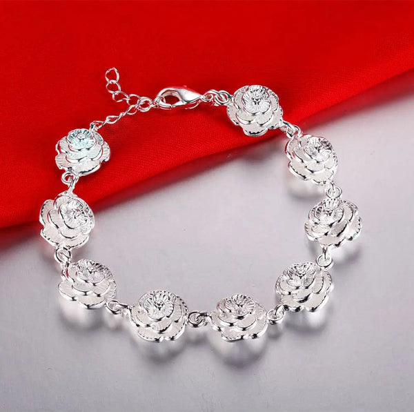 Planet Gates AB095 New 925 Sterling Silver Bracelet Bead High Quality Romance Chain For Women Fashion Engagement Party Wedding Jewelry Gift