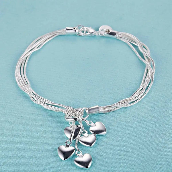 Planet Gates AB095 New 925 Sterling Silver Bracelet Bead High Quality Romance Chain For Women Fashion Engagement Party Wedding Jewelry Gift