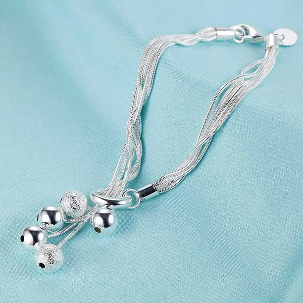Planet Gates AB095 New 925 Sterling Silver Bracelet Bead High Quality Romance Chain For Women Fashion Engagement Party Wedding Jewelry Gift