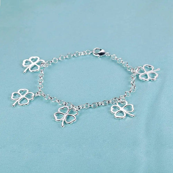 Planet Gates AB095 New 925 Sterling Silver Bracelet Bead High Quality Romance Chain For Women Fashion Engagement Party Wedding Jewelry Gift