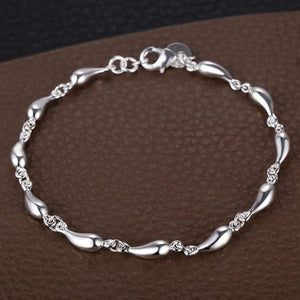 Planet Gates AB095 New 925 Sterling Silver Bracelet Bead High Quality Romance Chain For Women Fashion Engagement Party Wedding Jewelry Gift