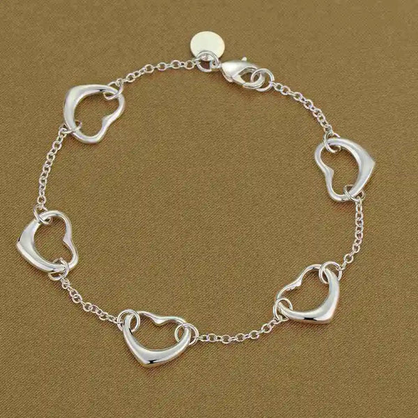 Planet Gates AB095 New 925 Sterling Silver Bracelet Bead High Quality Romance Chain For Women Fashion Engagement Party Wedding Jewelry Gift
