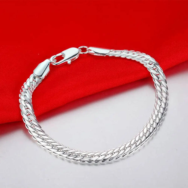 Planet Gates AB095 New 925 Sterling Silver Bracelet Bead High Quality Romance Chain For Women Fashion Engagement Party Wedding Jewelry Gift