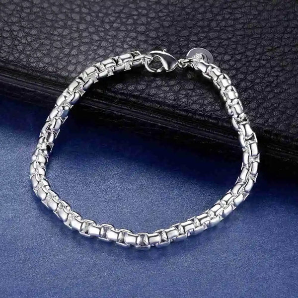 Planet Gates AB095 New 925 Sterling Silver Bracelet Bead High Quality Romance Chain For Women Fashion Engagement Party Wedding Jewelry Gift