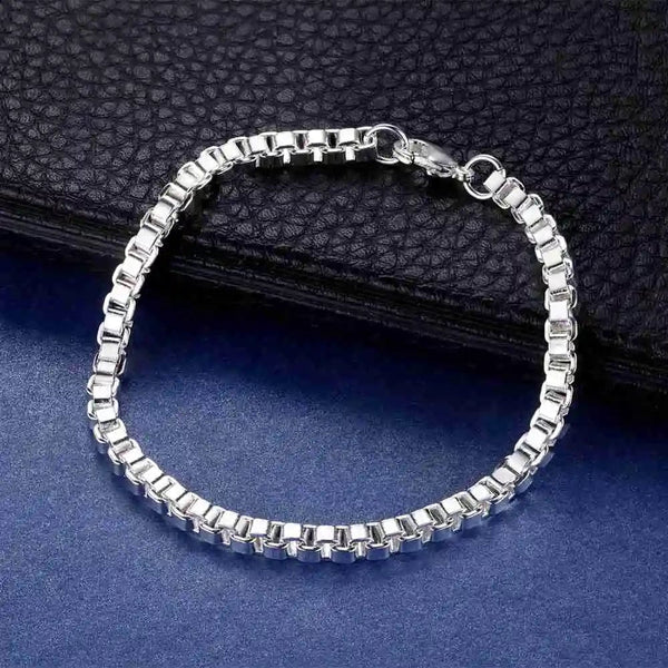 Planet Gates AB095 New 925 Sterling Silver Bracelet Bead High Quality Romance Chain For Women Fashion Engagement Party Wedding Jewelry Gift