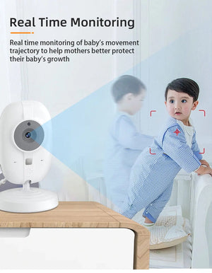 Planet Gates ABM600-USB 3.5 Inch Wireless Video Baby Monitor Mother Kids Two-way Audio Baby Nanny Security Camera Night Vision Temperature Monitoring