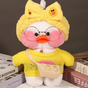 Planet Gates about 30cm / style 2 30cm Cute Cartoon Lalafanfan Duck Plush Toys Soft Duck Stuffed Dolls Pillow Decor Christmas Birthday Gifts for Girl Friends