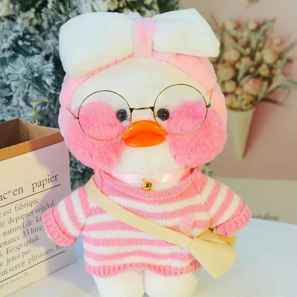 Planet Gates about 30cm / style 4 30cm Cute Cartoon Lalafanfan Duck Plush Toys Soft Duck Stuffed Dolls Pillow Decor Christmas Birthday Gifts for Girl Friends