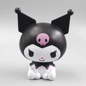 Planet Gates about 8cm-A Kawaii Sanrio Anime Figure Cinnamoroll Pachacco Kuromi Doll Hello Kitty Action Figures DIY Cake Decorate Toys Gifts for Children