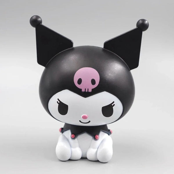 Planet Gates about 8cm-A Kawaii Sanrio Anime Figure Cinnamoroll Pachacco Kuromi Doll Hello Kitty Action Figures DIY Cake Decorate Toys Gifts for Children