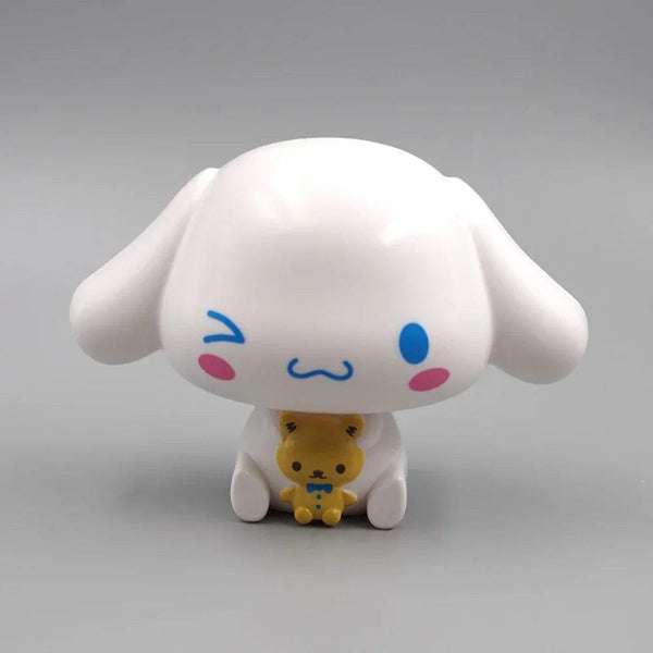 Planet Gates about 8cm-B Kawaii Sanrio Anime Figure Cinnamoroll Pachacco Kuromi Doll Hello Kitty Action Figures DIY Cake Decorate Toys Gifts for Children