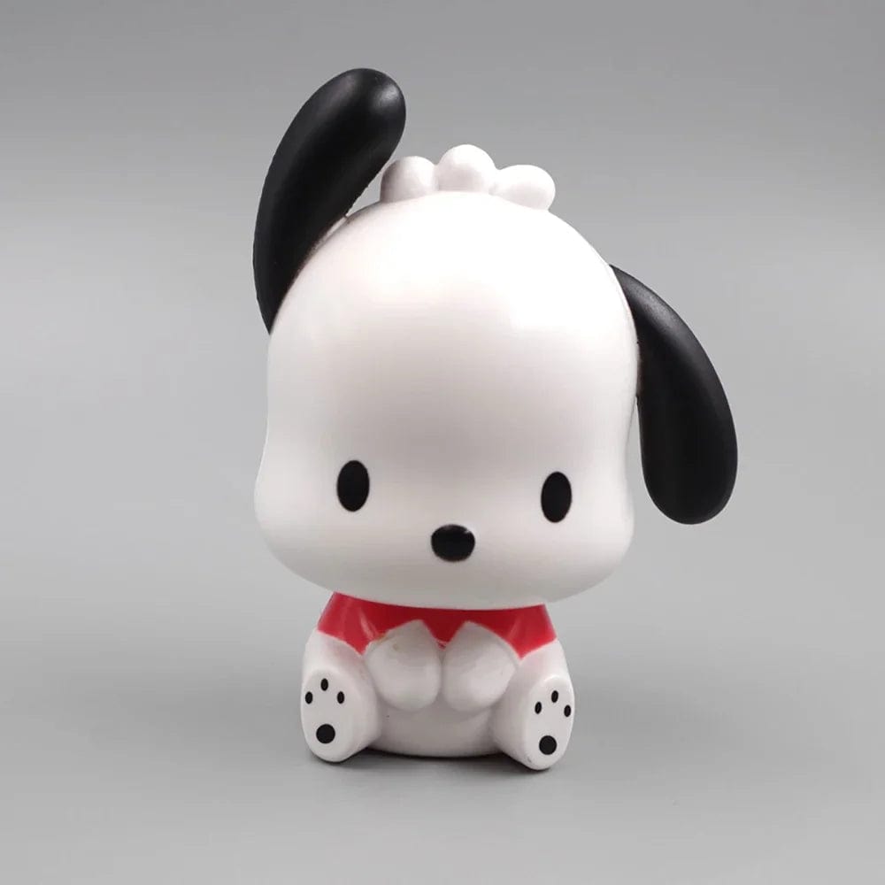 Planet Gates Kawaii Sanrio Anime Figure Cinnamoroll Pachacco Kuromi Doll Hello Kitty Action Figures DIY Cake Decorate Toys Gifts for Children
