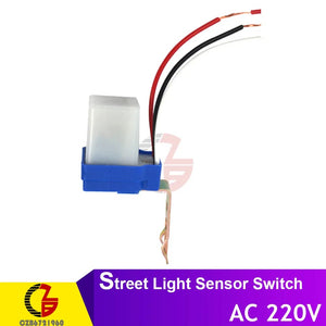 Planet Gates AC 220V Automatic Auto On Off Photocell Street Light Switch AC/DC 12V 10A Photo Control Photoswitch Sensor Switch