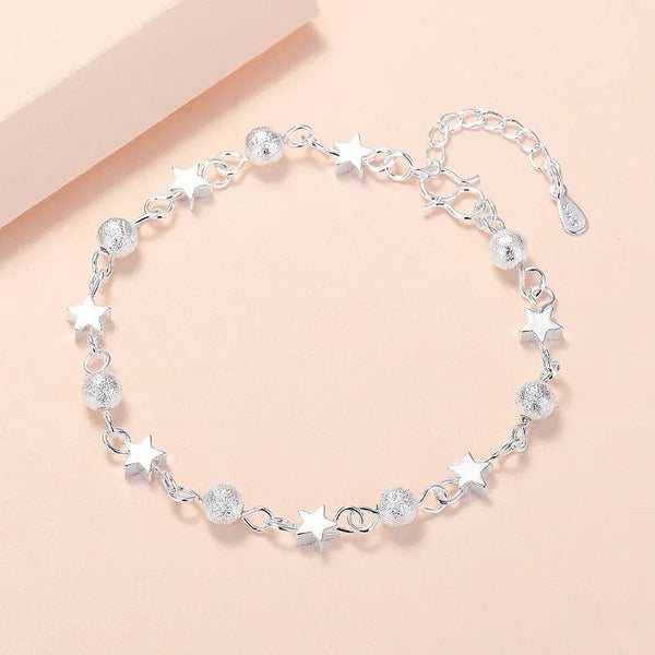 Planet Gates Accessories for Women Crystal Charm Bracelets for Women Gold Color Beaded Chain Double Layered Adjustable Bracelet Jewelry Gift