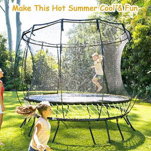 Planet Gates Accessories Summer Outdoor Pool Water Play Trampoline Sprinkler Kid Sprinkler Water Trampoline