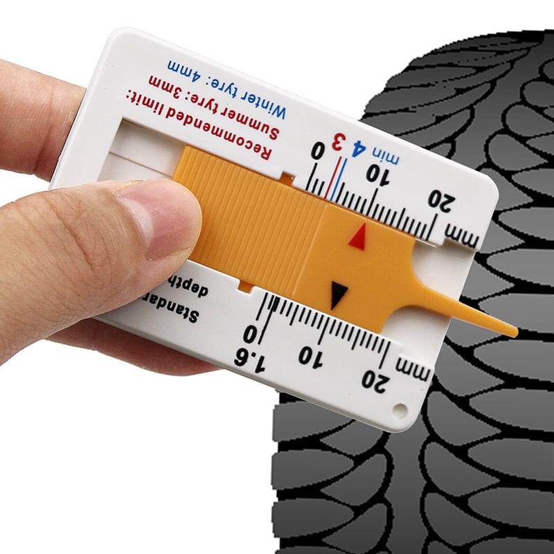 Planet Gates Accurately Measure Your Tire Tread Depth with this 0-20mm Car Wheel Tire Depth Gauge!