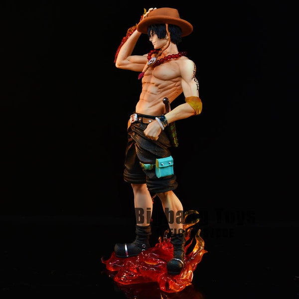 Planet Gates Ace / no retail box 23cm Anime One Piece Figure Ace Figure PVC Collectible Statue Model Toys Gifts