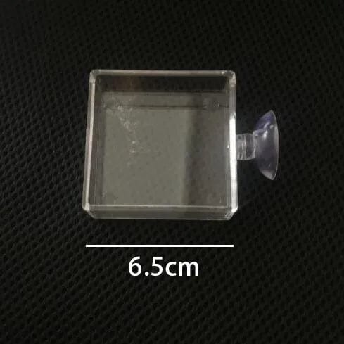 Planet Gates Acrylic Aquarium Feeder Tube Dish Transparent Fish Tank Shrimp Snail Shrimp Food Feeding Bowl Aquarium Feeding Accessories