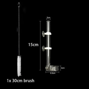 Planet Gates Acrylic Aquarium Feeder Tube Dish Transparent Fish Tank Shrimp Snail Shrimp Food Feeding Bowl Aquarium Feeding Accessories