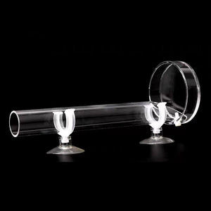 Planet Gates Acrylic Aquarium Feeder Tube Dish Transparent Fish Tank Shrimp Snail Shrimp Food Feeding Bowl Aquarium Feeding Accessories