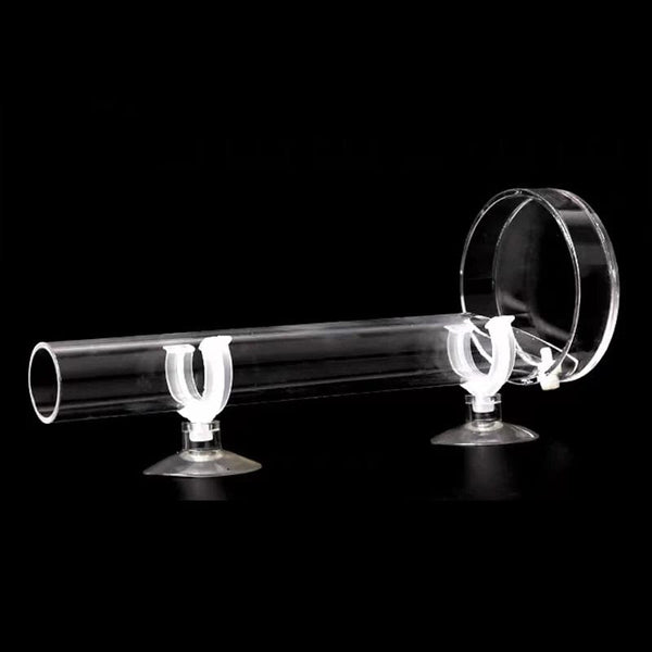 Planet Gates Acrylic Aquarium Feeder Tube Dish Transparent Fish Tank Shrimp Snail Shrimp Food Feeding Bowl Aquarium Feeding Accessories