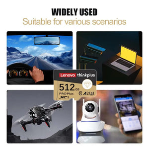 Planet Gates adapter / CHINA Lenovo 2TB 1TB Micro TF/SD Card Class 10 SD Card 256GB Memory Card 128GB 512GB TF Card Free For Shipping Cameras /tablet/Drone