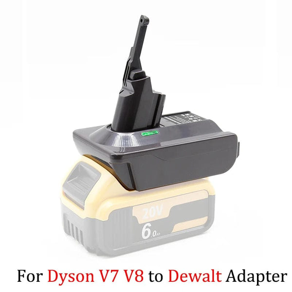 Planet Gates Adapter for Makita/Dewalt/Milwauke 18V Lithium Battery Converter To For Dyson V6 V7 V8 Series Vacuum Cleaner Tool DC58/SV11/SV10