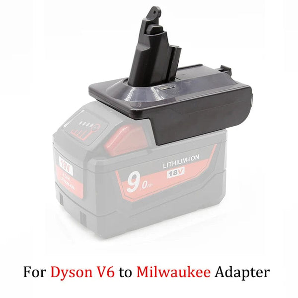 Planet Gates Adapter for Makita/Dewalt/Milwauke 18V Lithium Battery Converter To For Dyson V6 V7 V8 Series Vacuum Cleaner Tool DC58/SV11/SV10