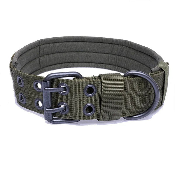 Planet Gates Adjustable Dog Collar Classic Reflective Training Military Dog Collar Nylon Heavy Duty Tactical Dog Collar German Shepherd