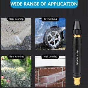 Planet Gates Adjustable High-Pressure Water Gun Household Car Wash Water Wash Nozzle Diamond Water Watering Pipe Car Wash Gun Cleaning Tools