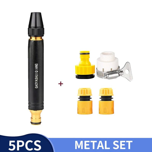 Planet Gates Adjustable High-Pressure Water Gun Household Car Wash Water Wash Nozzle Diamond Water Watering Pipe Car Wash Gun Cleaning Tools